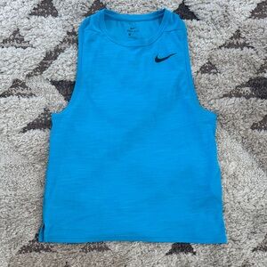 Nike Dry Fit Blue Cut Off